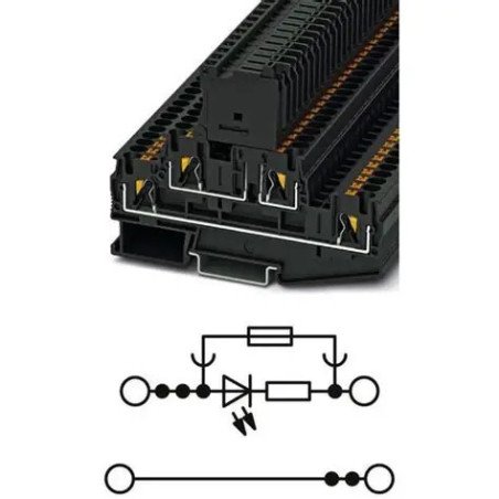 BORNE DE CARRIL PARA FUSIBLE