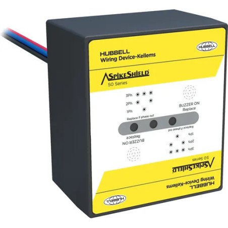 SPIKESHIELD™, BLOQUE SPD, 50KA, 120/240V, 1S, DISPOSITIVO DE PANEL DE CONTRASOBRETENSIÓN (SPD) PANEL